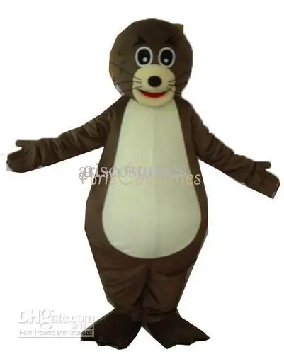 New Adult Cute Deluxe sea lion Party Mascot Costume Christmas Fancy Dress Halloween Mascot Costume Free Ship