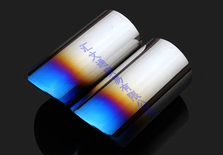 ل Volkswagen Golf 7 MK7 1.4T 2014 2015 2016 2017 الفولاذ المقاوم للصدأ العادم الخمار تلميح