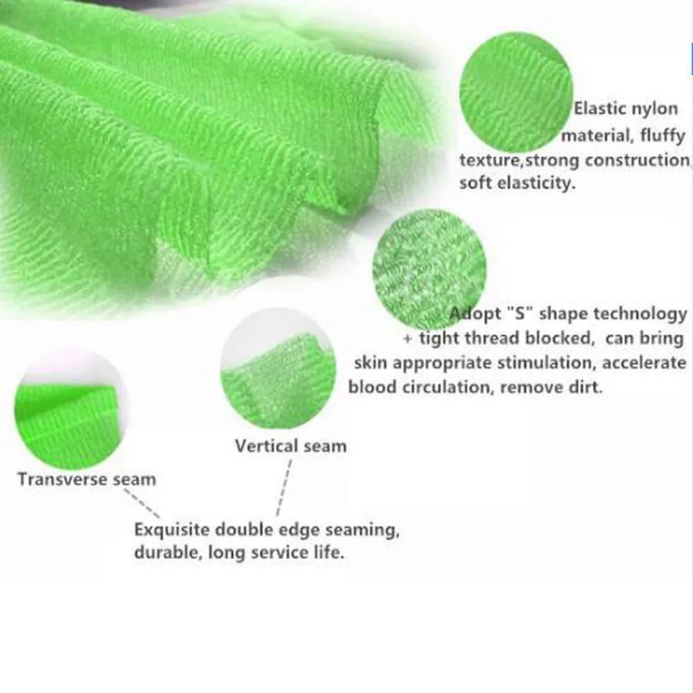 1 шт. нейлоновая ткань для мытья тела, банное полотенце, сетка для мытья тела, Чистый Губка для отшелушивания, скраб для боди, Товары для ванной и душа