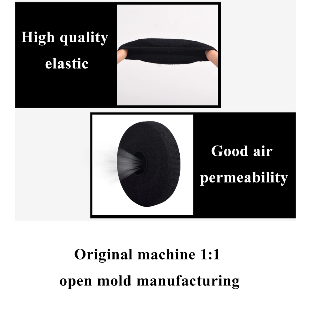 2 paar Gestrickte Stoff Staubdicht Schützen Staub Abdeckung Schutz für Beats Solo 2 3 Kopfhörer Polsterset Hörmuschel Dehnbar Waschbar