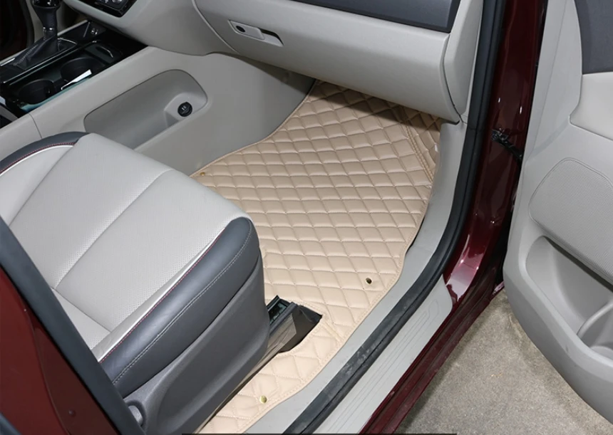 Good quality! Custom full set car floor mats + trunk mat for KIA Carnival 7 8 seats 2023-2015 waterproof carpets,Free shipping