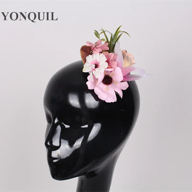 

New Fashion Fabric Flower Hair Clip Girls Beach Hair Accessories Women Floralr Headwear Corsage Brooch Pins Wedding Party Gift