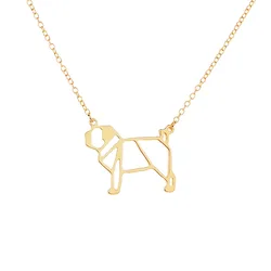 New Style Cute Pug Dog Necklaces Female Small Pendant Necklaces For Women