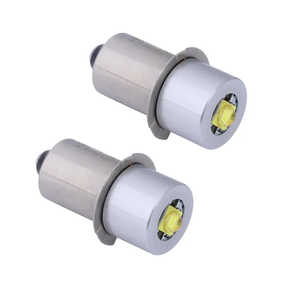 2PCS P13.5S Base High Power LED Upgrade Bulb Replacement Bulbs Led Conversion Kit Fot C/D Flashlights