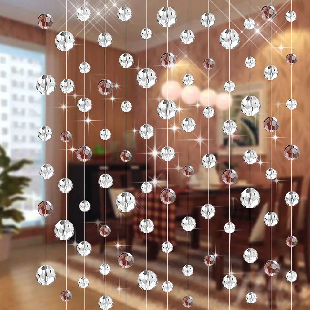 10 meters Crystal bead curtain For living room partition renovation Festive fashion wedding decoration curtains