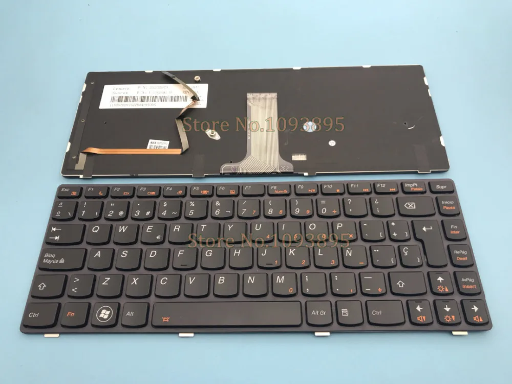 Original NEW For LENOVO IBM Y480 Y485 Y480A Y480N Laptop Latin Spanish Keyboard Backlit