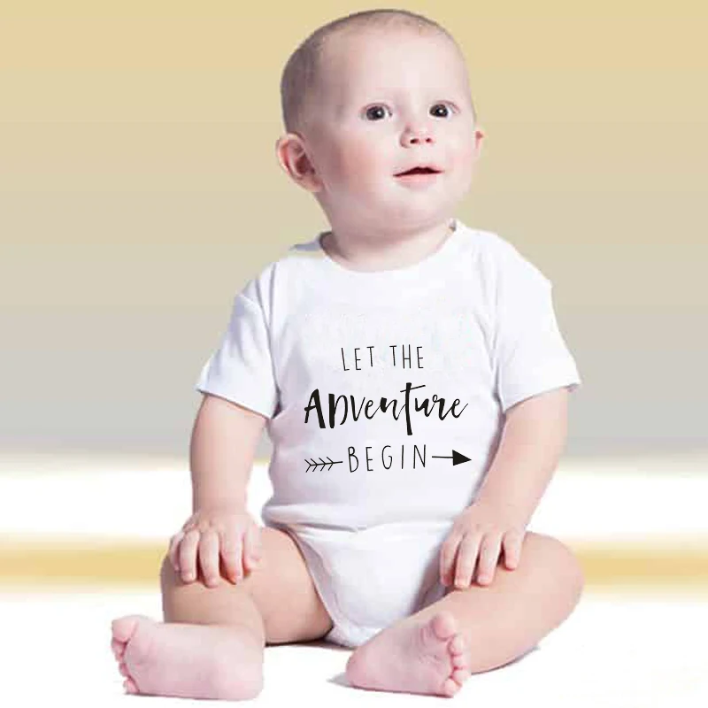 

Summer Baby Clothes Baby Romper Newborn Toddler Infant Baby Boy Girl Letter Print Short Sleeve Jumpsuit Romper Clothes