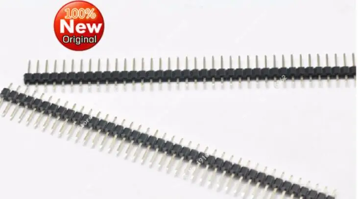 1000PCS/Lot 40Pin 40P Straight Single Row Needle Male Pin header 2.54mm 1*40