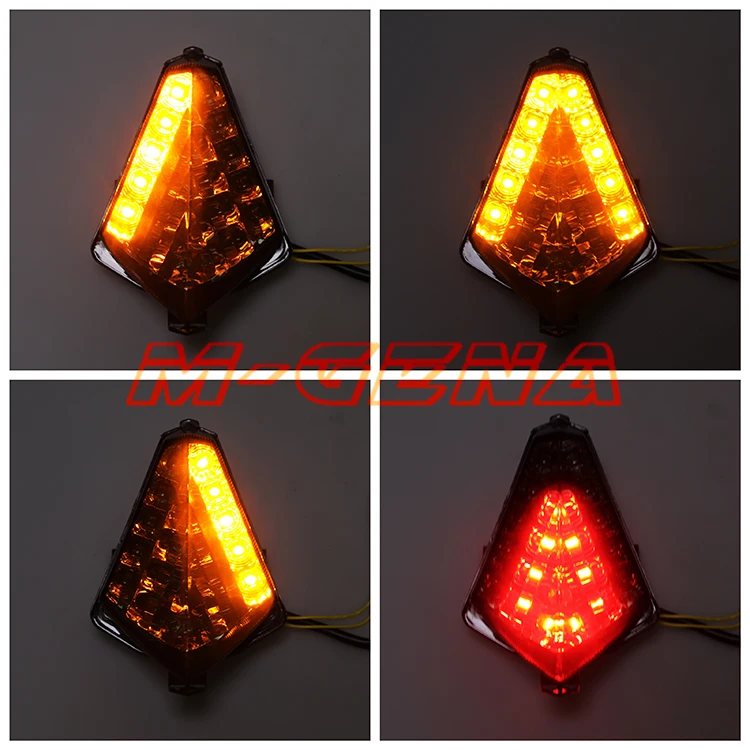 Motorcycle LED Rear Turn Signal Tail Stop Light Lamp Integrated For YZF1000 YZF R1 2007 2008 07 08 TMAX530 T-MAX530 2012 13 14