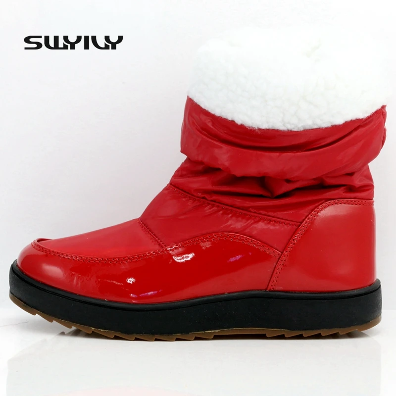 Global Hot Sale 100,000 Pairs Winter Snow Boots New 2017 Brand Waterproof Shoes Woman,Platform Boots Plush Big Plus Size 41