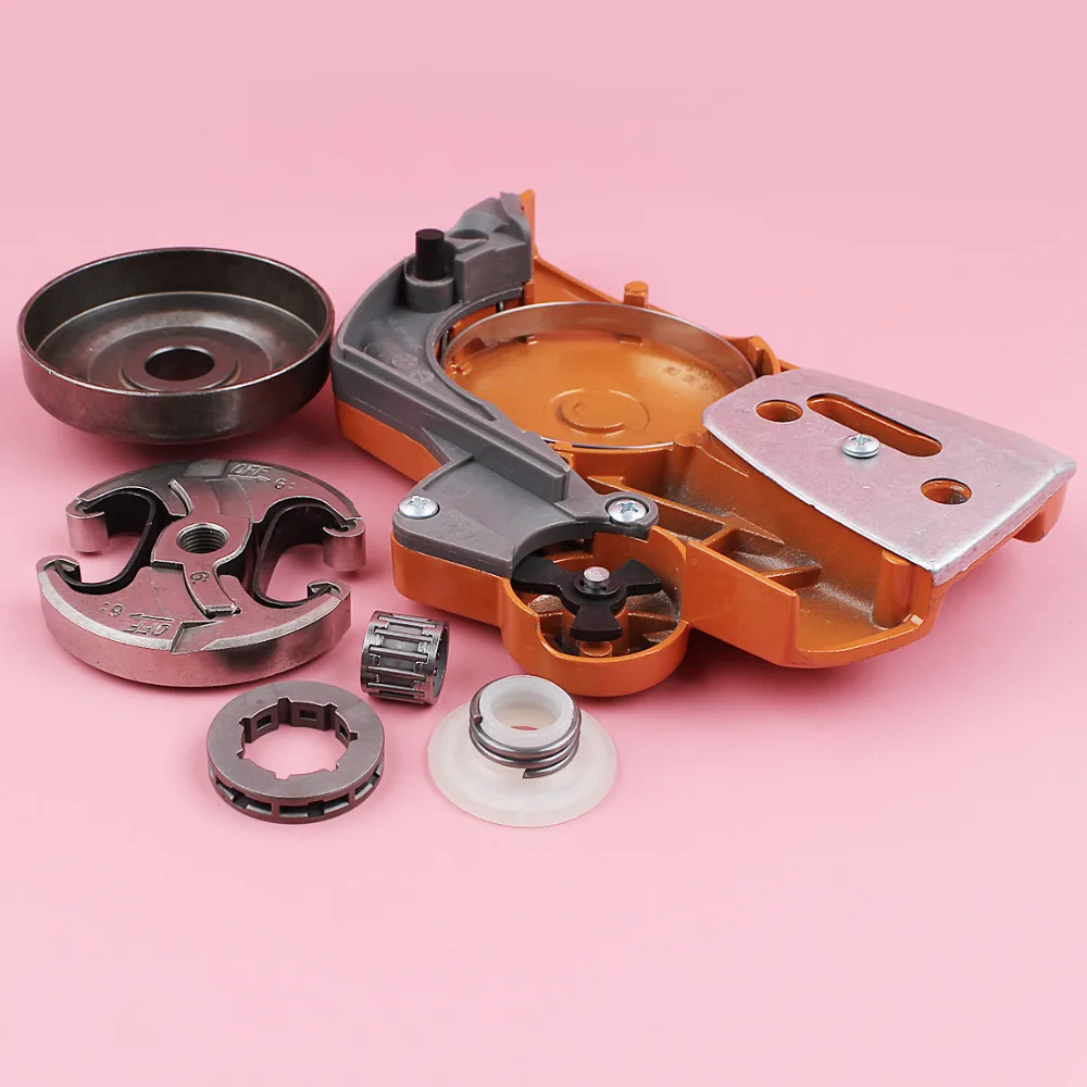 Chain Brake Clutch Sprocket Side Cover Drum Worm Gear Kit For Husqvarna 340 345 350 Chainsaw Spare Tool Part
