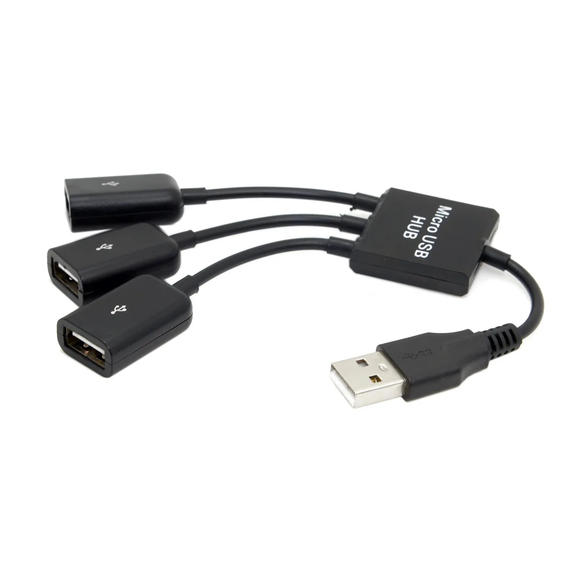 

CY USB 2.0 to 3 Ports Hub Cable Bus Power for Laptop Mac Notebook PC & Mouse & Flash Disk