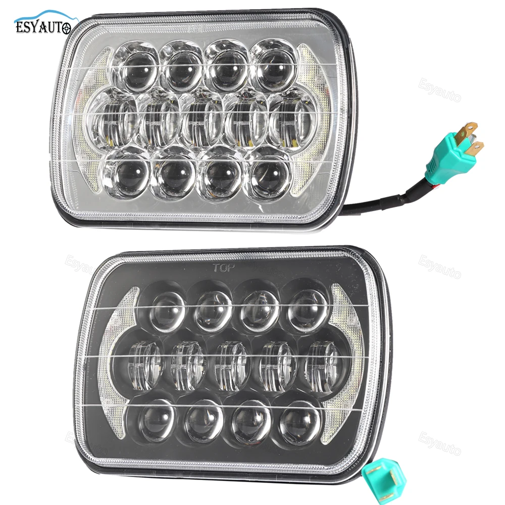 2 pcs 7 inch LED Headlight 85W 5