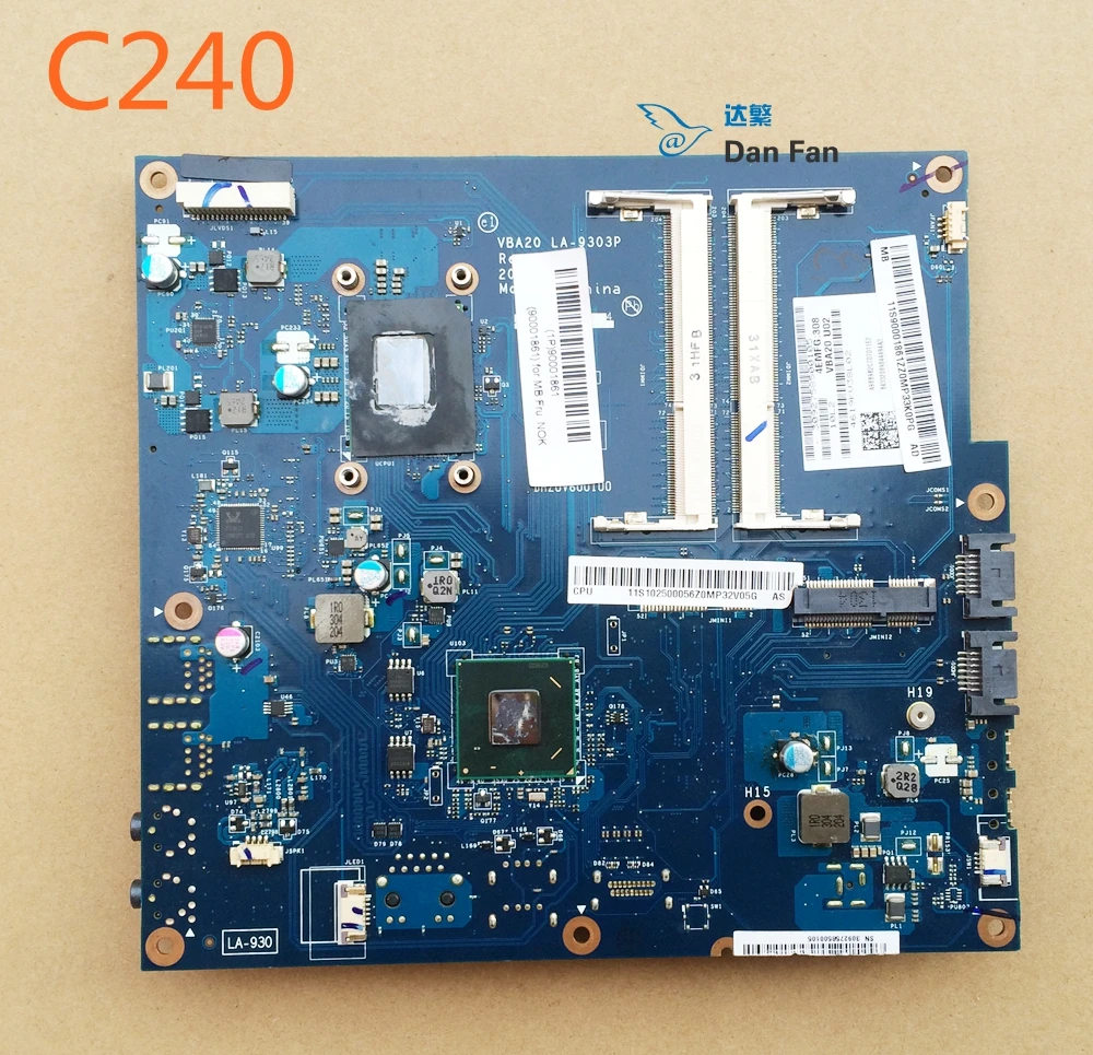 

For Lenovo C240 AIO Motherboard VBA20 LA-9303P Mainboard 100%tested fully work