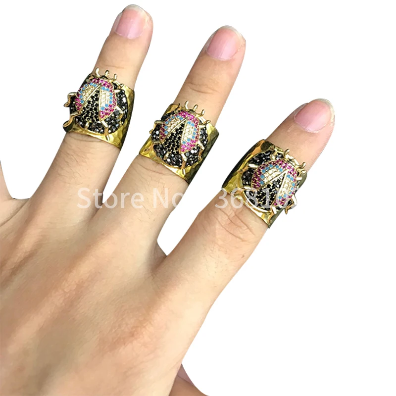 

European and American ring woman's index finger ring fashion retro nightclub party gifts insect accessories