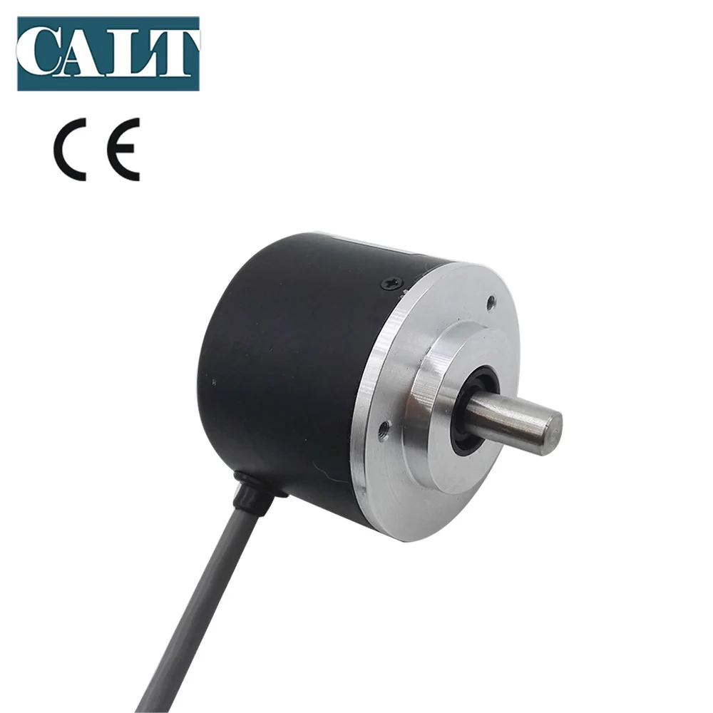 CALT Encoder GHS52 8mm Shaft 1000 Pulse PPR A B Z 3 Phase Push-pull Output 5-26vV Optical Rotary Encoder