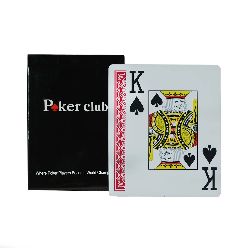 High Quality Poker Card 100% Waterproof Plastic PVC Playing Cards Sets Classic Magic Tricks Poker Club Card 1 Deck Customizable