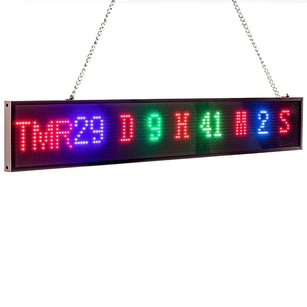 P5 66cm 12V Car LED Programmable Sign Display Board Screen Scrolling Message SMD RGB Full Color WiFi/USB LED Advertising Screen