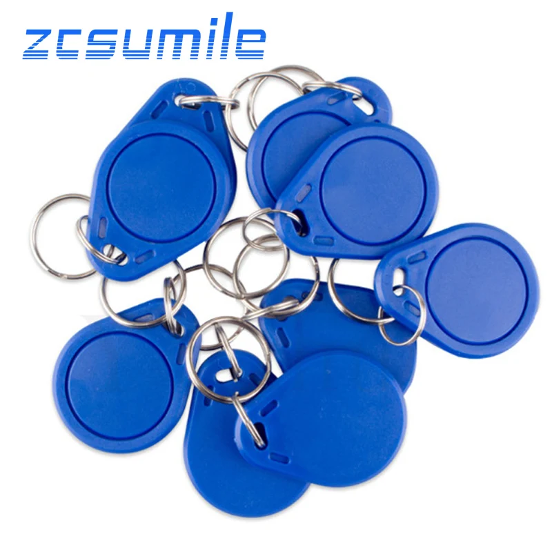 id 125 khz rfid tag keyfob token ring a prova d agua e fallproof 10 pcs em4305 01