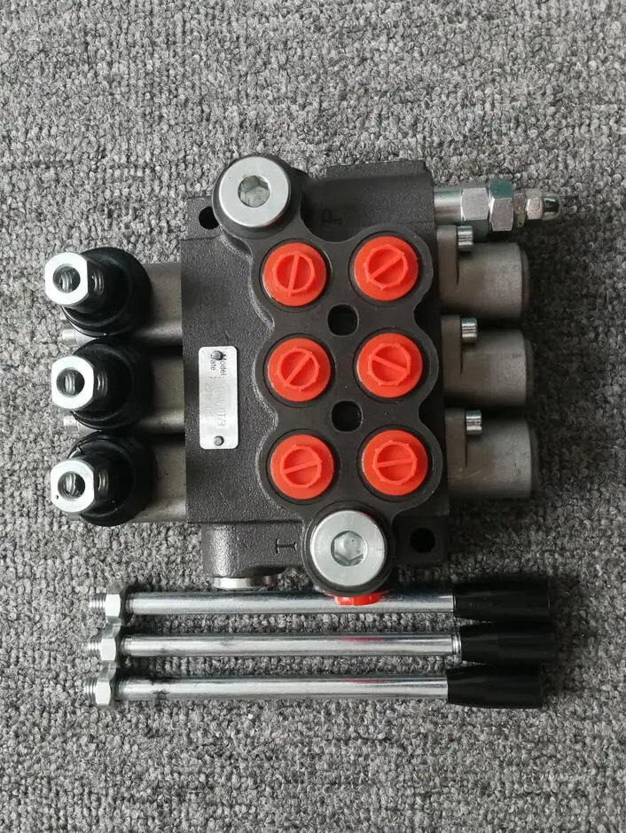 

Hydraulic equipment valve 3 spool manual control for hydraulic earth auger