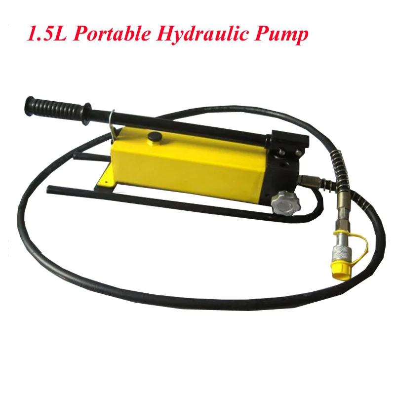 

1.5L Portable Hydraulic Pump with Pressure Gauge Manual Hydraulic Hand Pump Ultra-high Pressure Pump CP-700B