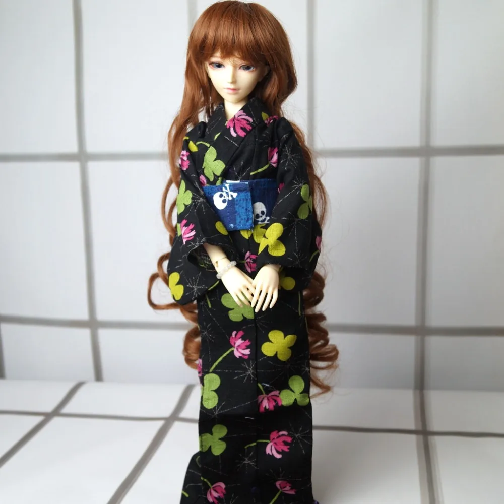 OOAK Japan Style Clover Kimono Dress Outfits Clothing For 1/4 17