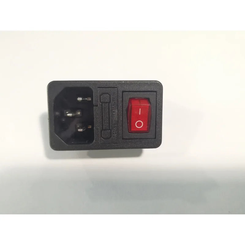 Socket switch, with lamp, fuse 10A print parts