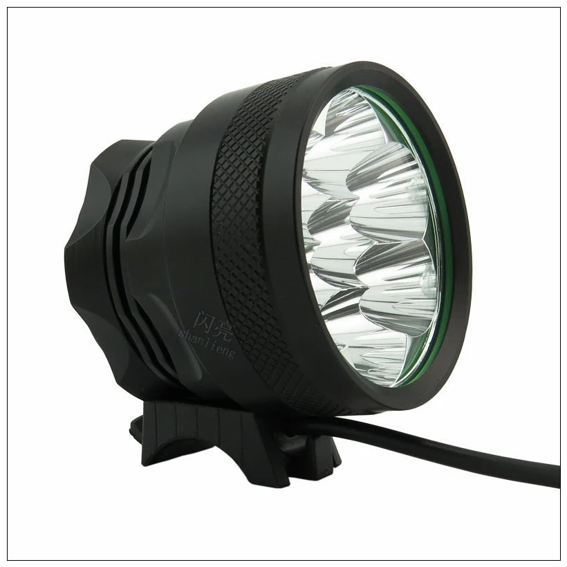 Bicycle Bike Light 7*XML T6 LED Waterproof Bright Front Flash Light headlamp + 8.4V Rechargeable Battery Pack + Charger