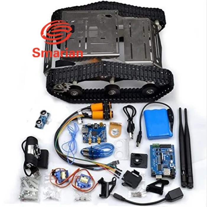 Smarian-Kit de Chasis de coche Robot Wifi para Arduino, cámara Hd, Ds, Kit de Robot Educativo inteligente para niños, wifi, rc clawler, juguete rc diy