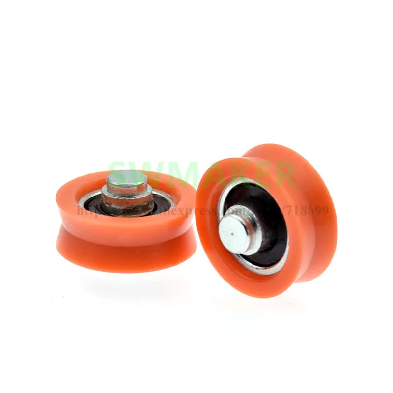 1pcs 6*21*7mm door and window pulley, non-standard V groove wheel, nylon POM polyformaldehyde bearing wheel