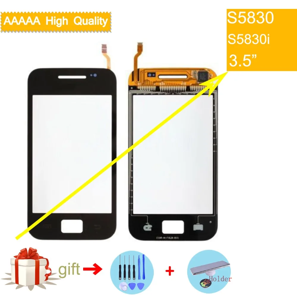 For Samsung Galaxy Ace S5830 S5830i GT-S5830 Touch Screen Panel Sensor Digitizer Front Glass Outer Lens Touchscreen