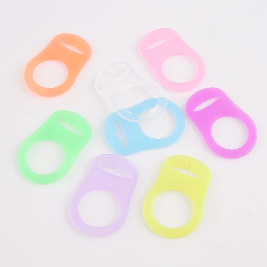 5PC ciuccio per bambini Mam supporto per catena fittizia Clip per ciuccio in Silicone per uso alimentare regalo per infermiere colorato accessori per massaggiagengive per bambini