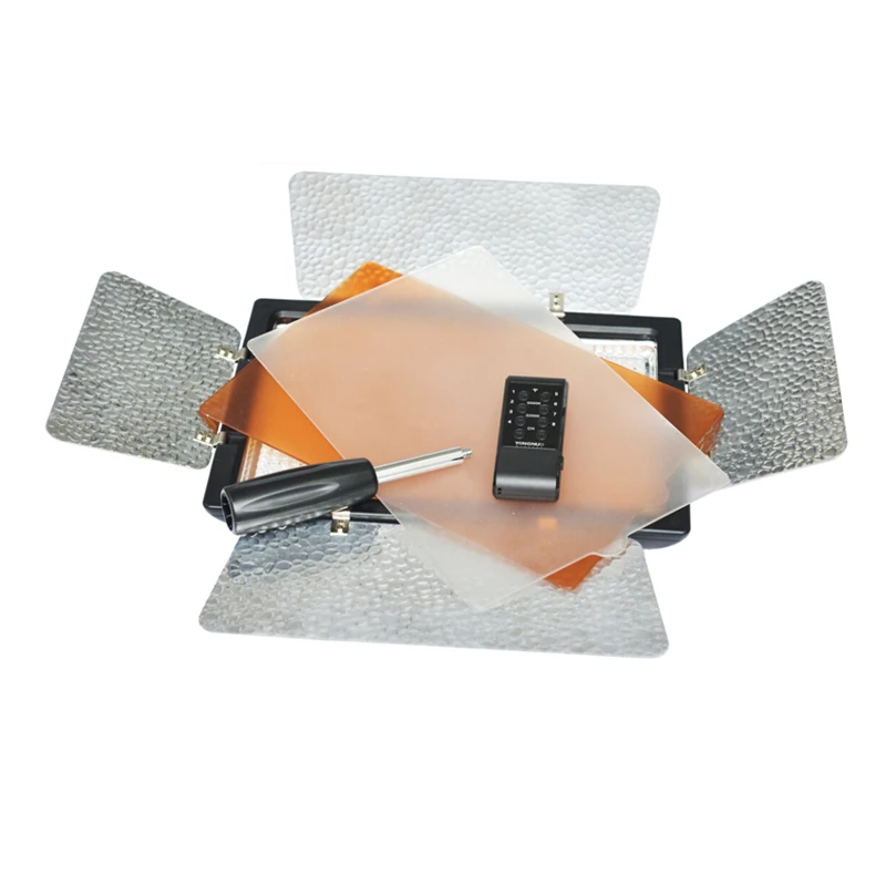 Yongnuo YN900 3200-5500K ثنائي اللون APP التحكم عن بعد CRI95 + 54 واط 7200LM 900 LED الفيديو الضوئي لوحة + محول الطاقة