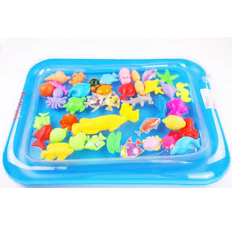 Hot Koop Kinderen Vissen Speelgoed Zwembad Set Magnetische Vissen Paddle Baby Puzzel De Beste Cadeau Voor Uw Kind