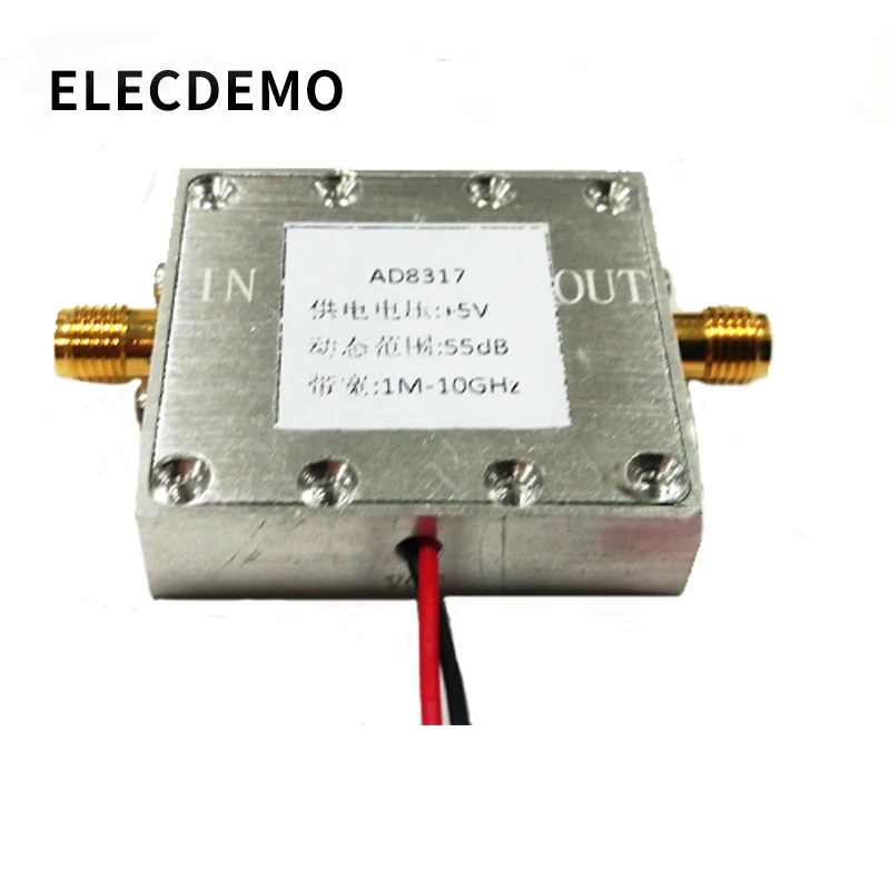 Imagem -02 - Módulo Ogarítmico Amplificador rf Detector de Potência 1m10ghz Medidor de Potência rf Ad8317