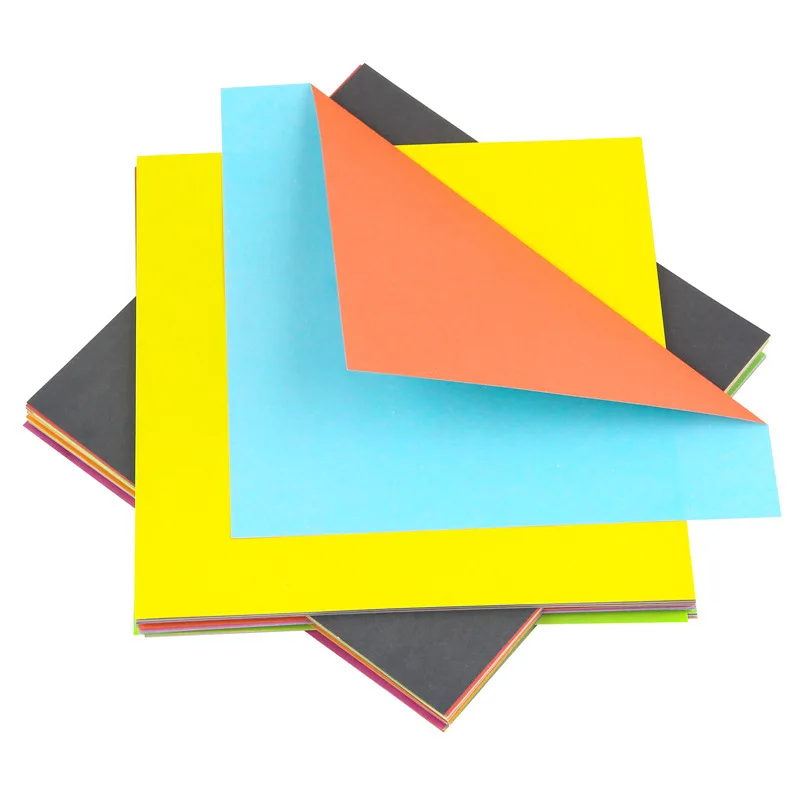 15x15cm Square Origami Paper Double color Side Folding Papers Kids Handmade DIY Scrapbooking Craft Decoration