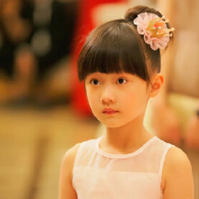 1 pcs Lovely Cute Girls Crown Princess Hair Clip Lace Pearl Shiny Star Headband Hairpins Hair Accessories the cheapest products