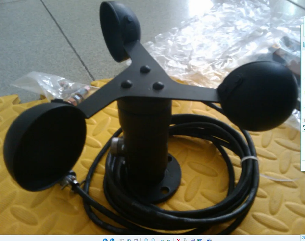 Nueva velocidad del viento 4-20mA o 0-5v, conexión con SENSOR, CABLE conector