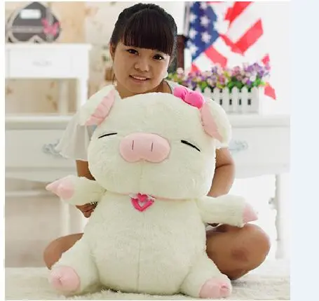 

new style large 60cm cute cartoon pig plush toy soft doll throw pillow Christmas gift b2020