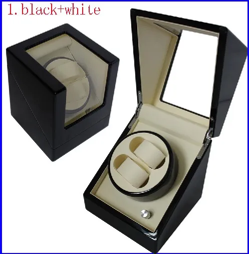 Single high gloss wooden automatic watch winder, watch winder display jewelry gift box watch box