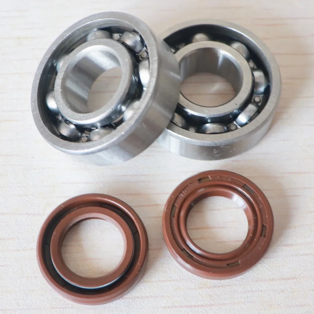 Crankshaft Oil Seal grooved ball Bearing Kit For STIHL MS230 MS250 MS 230 250 Chainsaw