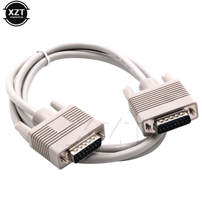 1pcs DB15 male to DB15 male cable db15 parallel extension cable Male to female DB15 cable white high quality