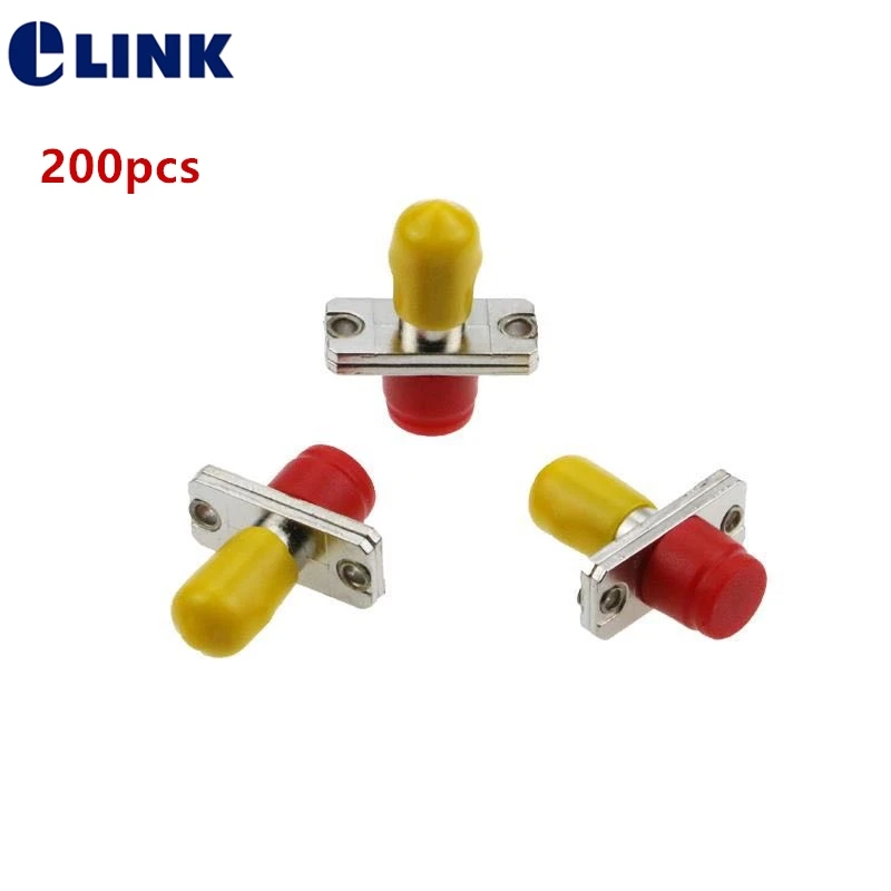 fiber adapter ST-FC SM MM UPC APC ceramic sleeve optical fibre coupler telecom level top quality connector ELINK 200PCS