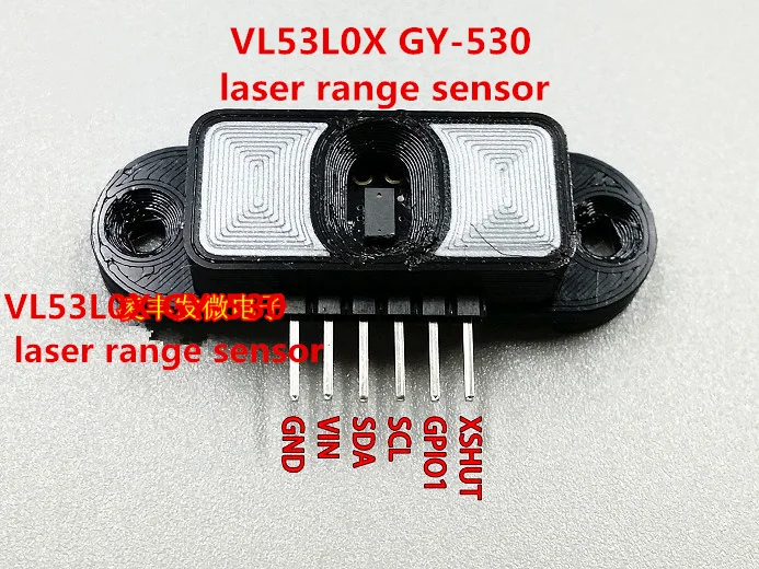 Fast Free Ship Detection Range 1CM-2Meters 3% Accuracy VL53L0X GY-530 laser range sensor/Flight time range sensor module