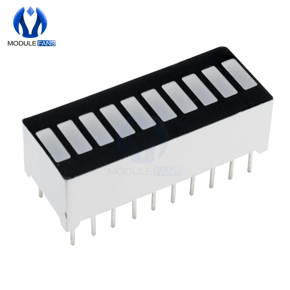 2PCS LED Display Modul 10 Segment Balken Licht Display Modul Bar Graph Ultra Helle Rot Gelb Grün Blau Farben multi-farbe – Detail 6