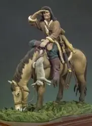 54mm Resin kit Resin kit Mongolia flutter hunter