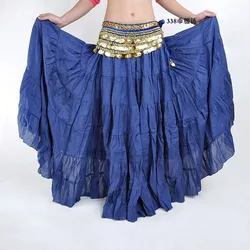Hot Fashion Tribal Bohemia Long Skirt Swing Gypsy Skirts Women Belly Dance Ballroom Costume Full Circle Dress