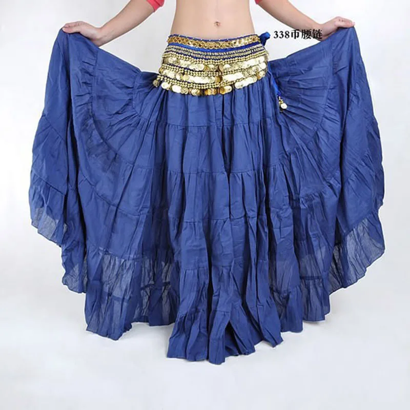 Hot moda Tribal bohema długa spódnica Swing Gypsy spódnice kobiety taniec brzucha sala balowa kostium w pełni okrągłe sukienki