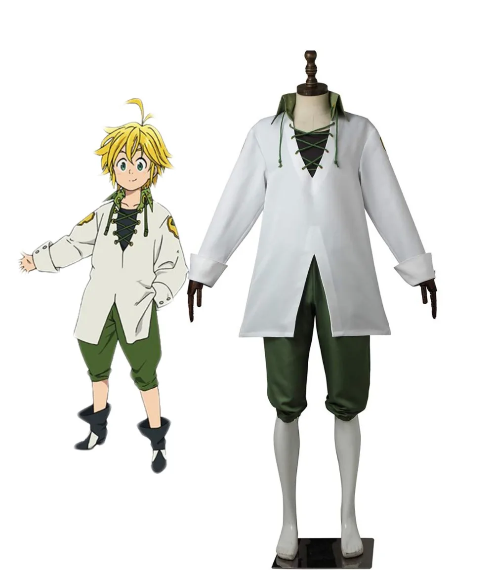 Nanatsu no Taizai Meliodas Cosplay The Seven Deadly Sins Dragon's Sin of Wrath Meliodas Cosplay Costume Custom Made