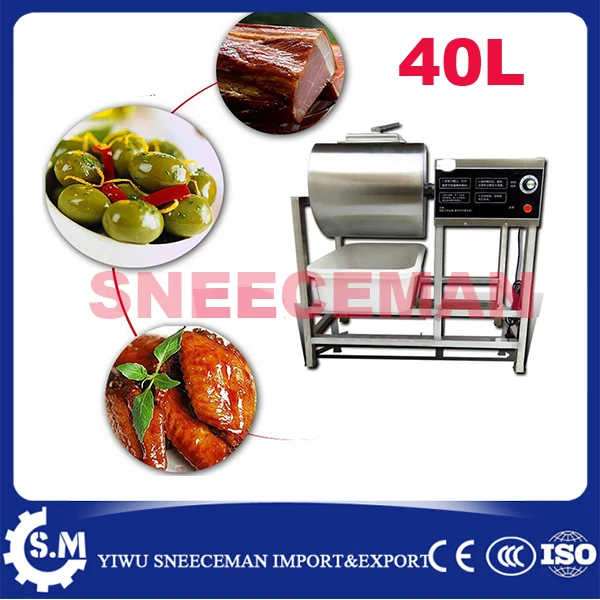 40L Meat Salting Marinated Machine chinese salter machine  hamburger shop FAST pickling machine with timer